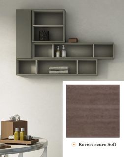 Шкаф подвесной Cezares 20x100 Rovere scuro Soft Eden 53144